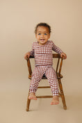 Load image into Gallery viewer, Bamboo Two Piece Set | Chocolate Gingham
