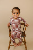 Load image into Gallery viewer, Bamboo Two Piece Set | Chocolate Gingham
