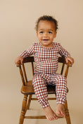 Load image into Gallery viewer, Bamboo Two Piece Set | Chocolate Gingham
