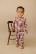 Load image into Gallery viewer, Bamboo Two Piece Set | Chocolate Gingham
