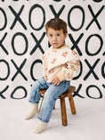 Load image into Gallery viewer, Teddy Bear Hearts Crewneck Sweatshirt
