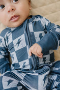 Load image into Gallery viewer, Bamboo Zip Romper | Ocean Bolts
