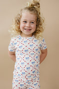 Load image into Gallery viewer, Red White & Bows 2pc Bamboo Pajamas
