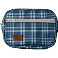 Load image into Gallery viewer, Navy Plaid Mini Fanny Pack
