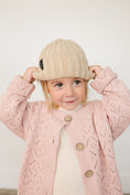 Load image into Gallery viewer, Tan Chunky Knit Beanie
