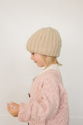 Load image into Gallery viewer, Tan Chunky Knit Beanie
