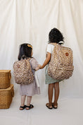 Load image into Gallery viewer, Mustard Floral Large Backpack
