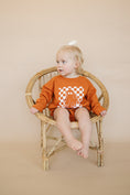 Load image into Gallery viewer, Checkered Ghost Sweatshirt Romper - more colors
