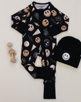 Load image into Gallery viewer, Bamboo Zip Romper | Rad Vibes
