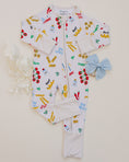 Load image into Gallery viewer, Bamboo Zip Romper | Pasta Club
