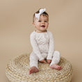 Load image into Gallery viewer, Tiny Tulips Bamboo Zippy Pajamas
