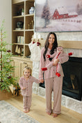 Load image into Gallery viewer, Red Stripe Collared Bamboo Set
