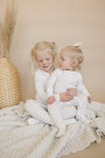 Load image into Gallery viewer, Vintage Blooms Bamboo Zippy Pajamas

