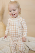 Load image into Gallery viewer, Pumpkin Plaid 2pc Bamboo Pajamas
