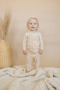 Load image into Gallery viewer, Pumpkin Plaid 2pc Bamboo Pajamas
