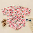Load image into Gallery viewer, Shorts Set | Strawberry Gingham
