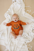 Load image into Gallery viewer, Jack O Lantern Sweatshirt Romper
