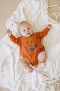 Load image into Gallery viewer, Jack O Lantern Sweatshirt Romper
