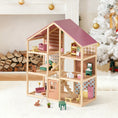 Load image into Gallery viewer, Tiny Land® Sweetwood Pegasus Dollhouse & Wooden Dollhouse Dolls
