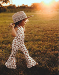 Load image into Gallery viewer, Andi Pleated Bell Bottom Jumpsuit - Flower Child
