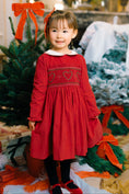 Load image into Gallery viewer, SARAH RUBY SMOCKED DRESS
