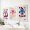 Load image into Gallery viewer, Girly Bow Wall Art Trio. Preppy Pastel Fashion Quotes Posters
