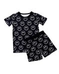 Load image into Gallery viewer, Bamboo Two Piece Shorts Set | Electric Smiley
