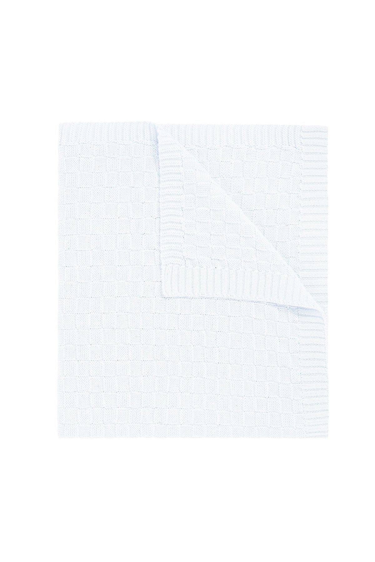 Basket Weave Knit Blanket