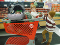 Load image into Gallery viewer, Baby Shopping Cart Hammock | Black Fabric
