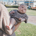 Load image into Gallery viewer, Terry T-Shirt Romper | Cola Stripe
