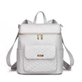 Load image into Gallery viewer, Signature Diaper Bag Stone Grey

