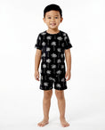 Load image into Gallery viewer, Bamboo Shorts Set | Palm Style Black

