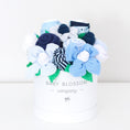 Load image into Gallery viewer, Blue Hatbox Bouquet - Deluxe
