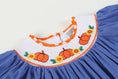Load image into Gallery viewer, Blue Pumpkin Sunflower Smocked Bishop Dress
