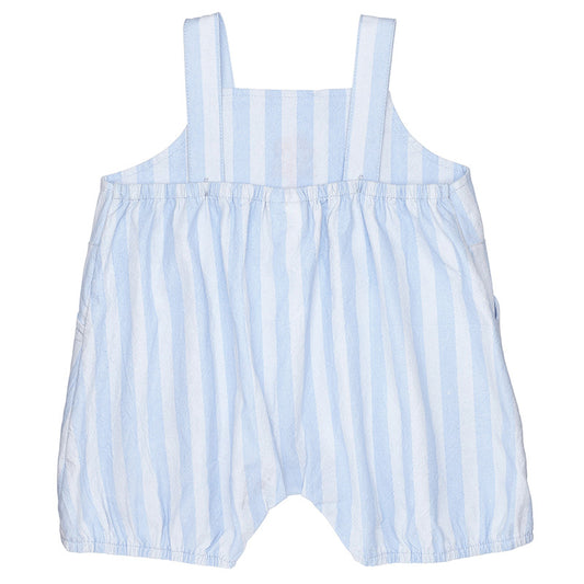 Bubble Overall Romper - Lobster