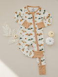 Load image into Gallery viewer, Boho Bats Bamboo Zippy Romper
