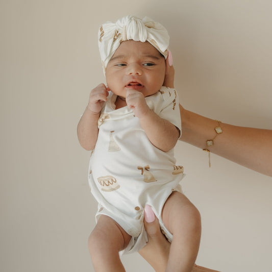 Short Sleeve Bamboo Snapsuit | Birthday Girl