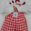 Load image into Gallery viewer, Child Boxer Shorts | Scarlet Gingham
