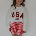 Load image into Gallery viewer, Child Boxer Shorts | Scarlet Gingham
