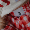 Load image into Gallery viewer, Child Boxer Shorts | Scarlet Gingham

