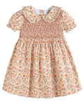 Load image into Gallery viewer, Brown Floral Collared Dress
