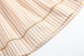 Load image into Gallery viewer, Brown Gingham Football Smocked Bishop Dress
