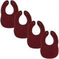 Load image into Gallery viewer, Muslin Bibs in Wine
