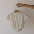 Load image into Gallery viewer, Terry T-Shirt Romper | Coconut Milk
