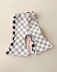 Load image into Gallery viewer, Checkered Flare Pants | Latte
