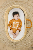Load image into Gallery viewer, Checkered Ghost Bamboo Sweatshirt Romper

