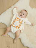 Load image into Gallery viewer, Checkered Ghost Sweatshirt Romper - more colors
