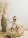 Load image into Gallery viewer, Checkered Ghost Sweatshirt Romper - more colors
