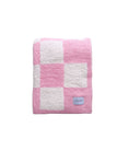 Load image into Gallery viewer, Checkered Plush Blanket | Pink
