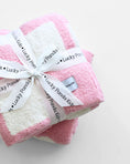 Load image into Gallery viewer, Checkered Plush Blanket | Pink
